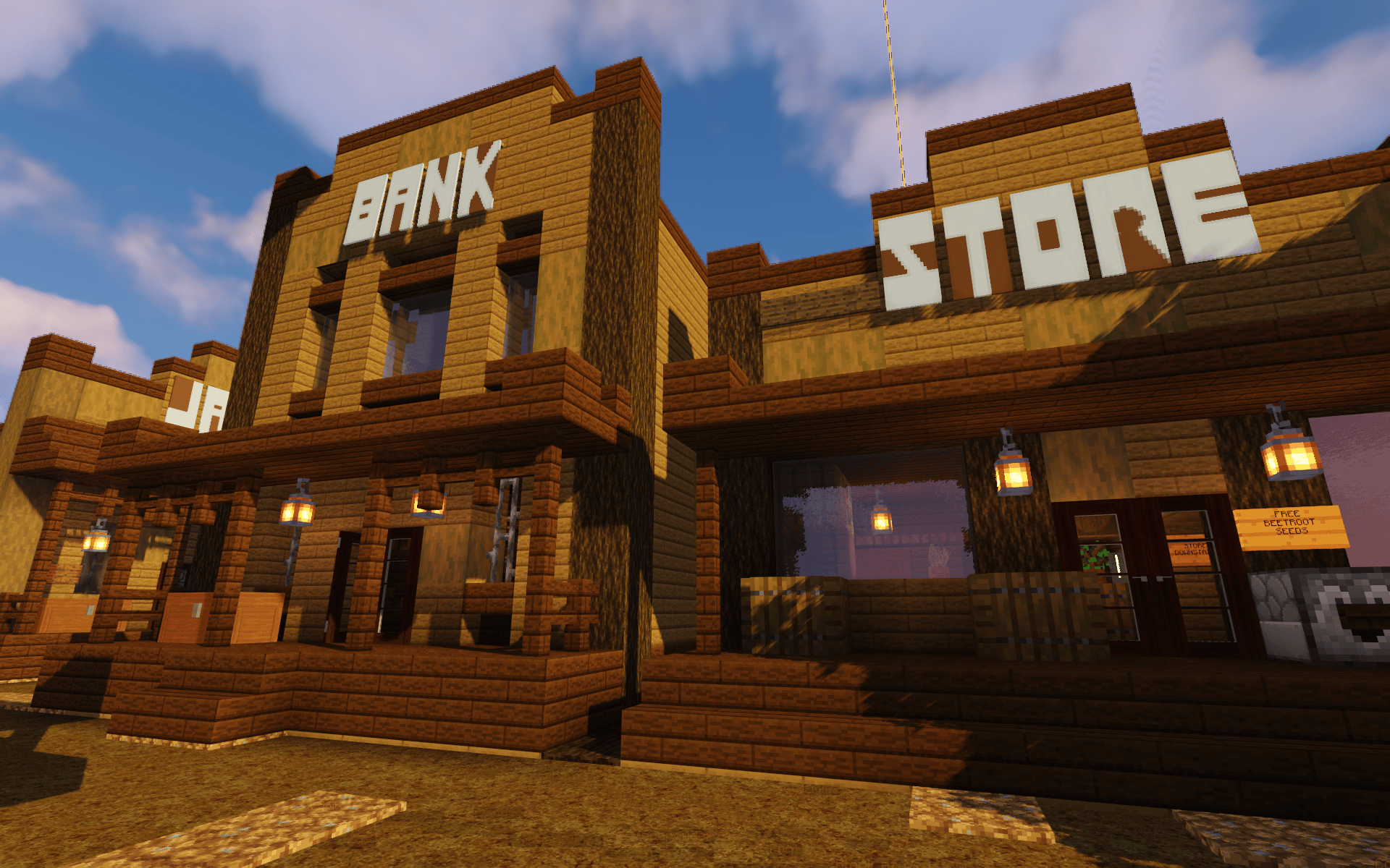 old western saloon minecraft