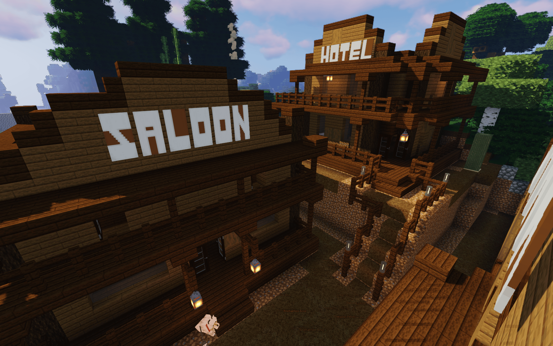 old western saloon minecraft